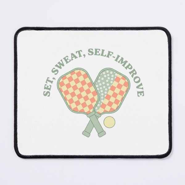 Item preview, Set, Sweat, Self-improve - Pickleball Design designed and sold by RunningWhiskers.