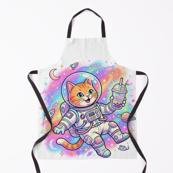 Item preview, Cosmo Cat Adventures Space Boba Tea designed and sold by rich-moda.