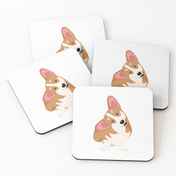 Item preview, Curious Corgi Head Tilt Cute Dog Illustration designed and sold by svitlaarty.