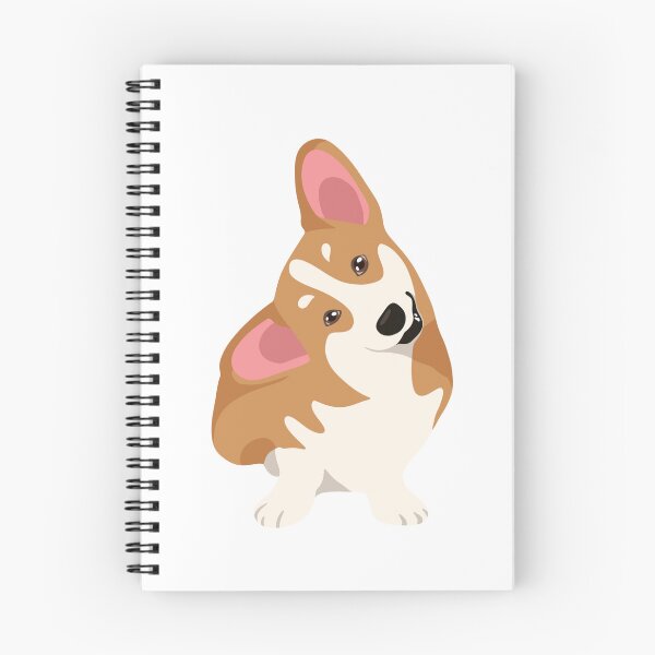 Item preview, Curious Corgi Head Tilt Cute Dog Illustration designed and sold by svitlaarty.