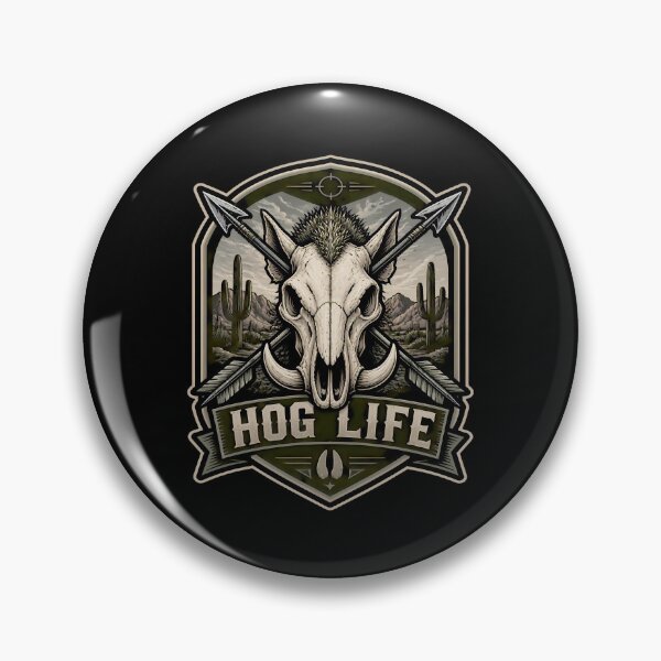 Item preview, Hog Life – Javelina Collared Peccary Hunting Skull designed and sold by Art-Arcade6.
