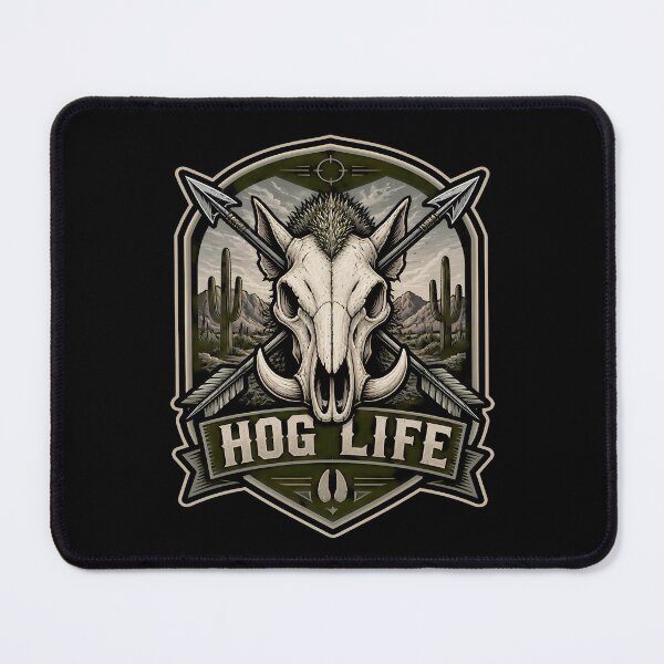 Item preview, Hog Life – Javelina Collared Peccary Hunting Skull designed and sold by Art-Arcade6.