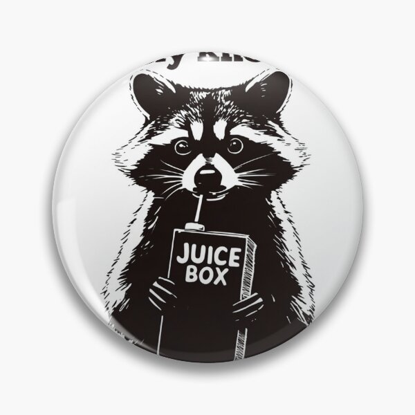 Item preview, Sugar I Barely Know Her Funny Raccoon Juice Box designed and sold by JossDesign15.