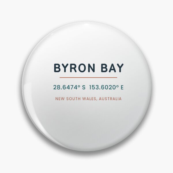 Item preview, Byron Bay Coordinates Minimalist Design designed and sold by BondiDrift.