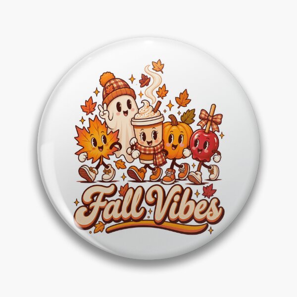 Artikelvorschau, Fall Vibes Crew entworfen und verkauft von LuveraxArt.