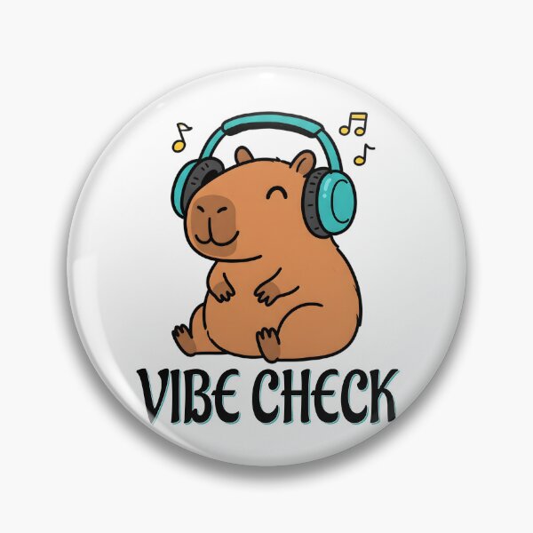 Item preview, Vibe Check Cute Capybara Headphones designed and sold by Mr Lee.