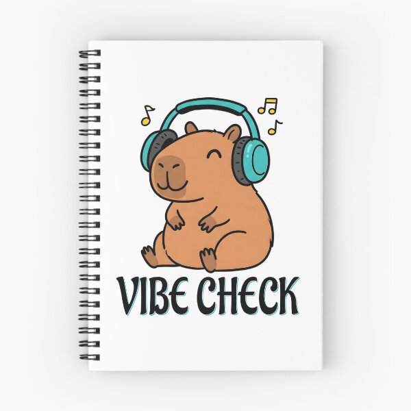 Item preview, Vibe Check Cute Capybara Headphones designed and sold by Mr Lee.