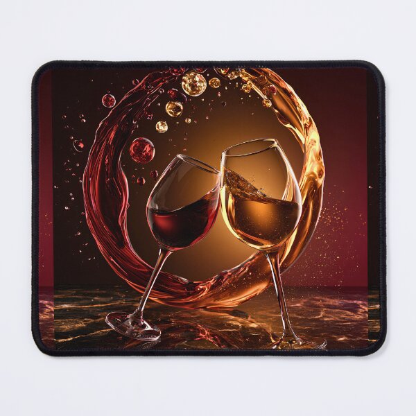 Item preview, Luxury Red & Golden Wine Splash designed and sold by CheersTOGETHER.