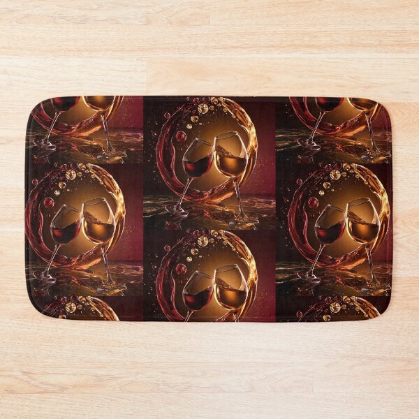 Item preview, Luxury Red & Golden Wine Splash designed and sold by CheersTOGETHER.