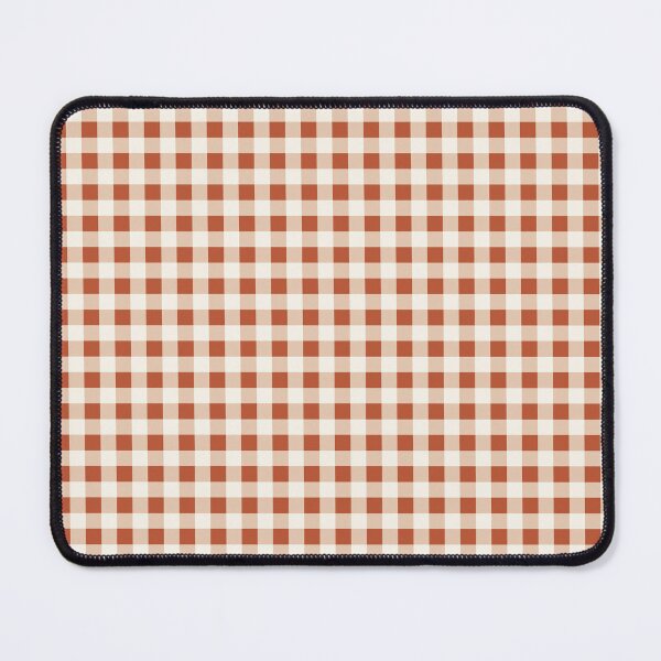 Item preview, Terracotta Gingham Picnic Pattern designed and sold by BondiDrift.