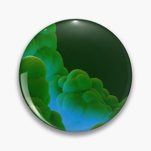 Item preview, Glowing Green Toxic Smoke Clouds — Sci-Fi Cyberpunk Abstract Art designed and sold by LYAN-STORE.
