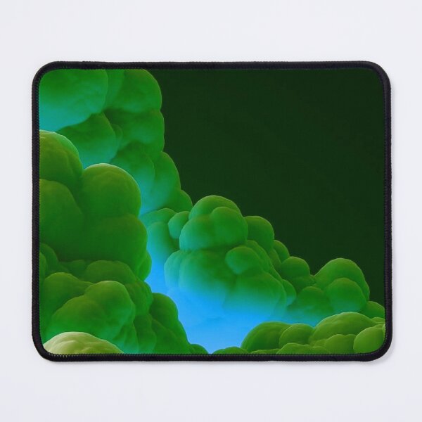 Item preview, Glowing Green Toxic Smoke Clouds — Sci-Fi Cyberpunk Abstract Art designed and sold by LYAN-STORE.