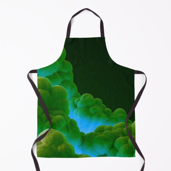 Item preview, Glowing Green Toxic Smoke Clouds — Sci-Fi Cyberpunk Abstract Art designed and sold by LYAN-STORE.