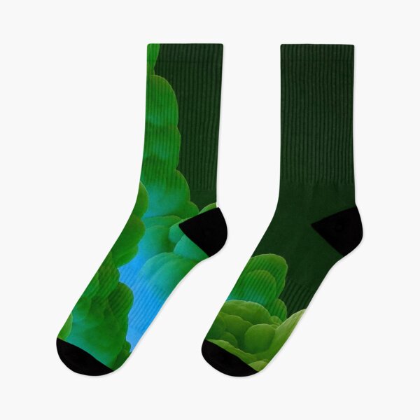Item preview, Glowing Green Toxic Smoke Clouds — Sci-Fi Cyberpunk Abstract Art designed and sold by LYAN-STORE.