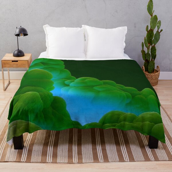 Item preview, Glowing Green Toxic Smoke Clouds — Sci-Fi Cyberpunk Abstract Art designed and sold by LYAN-STORE.