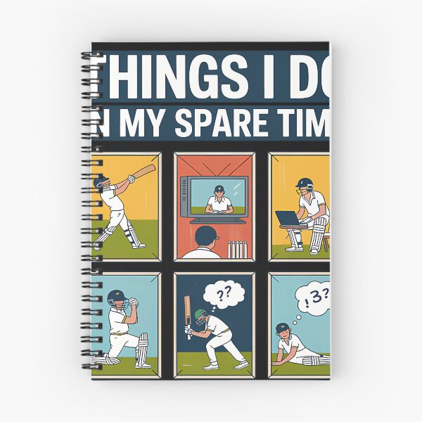 Item preview, Things I Do In My Spare Time Cricket Lover And Player designed and sold by FineNights.