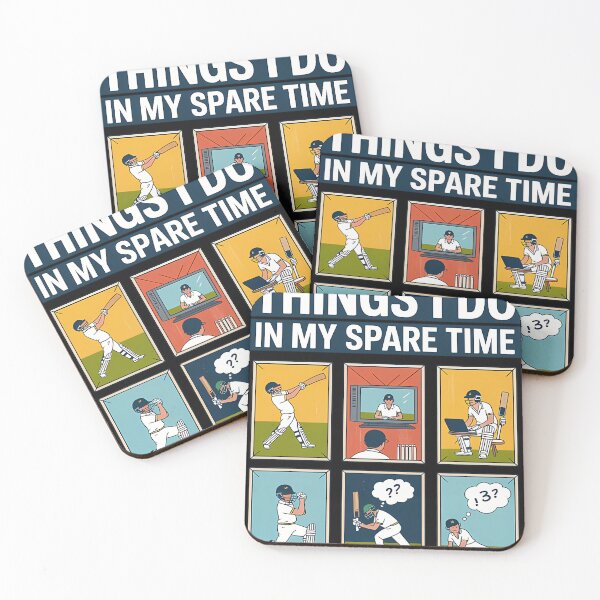 Item preview, Things I Do In My Spare Time Cricket Lover And Player designed and sold by FineNights.