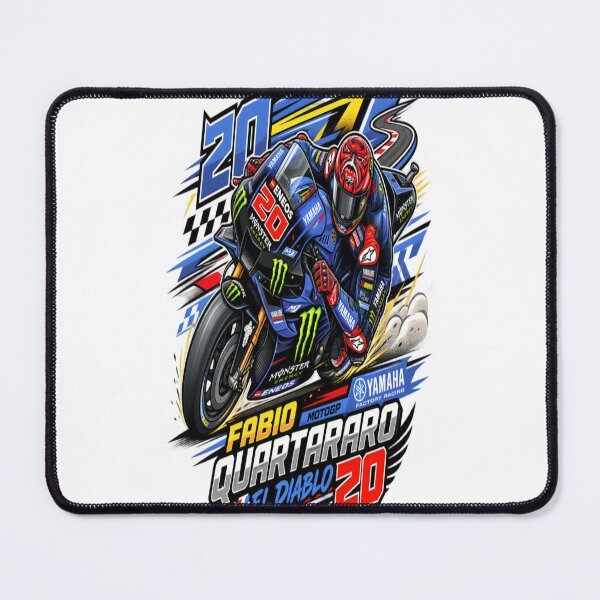 Item preview, Fabio Quartararo El Diablo 20 MotoGP Racing designed and sold by CatLovers Studio.
