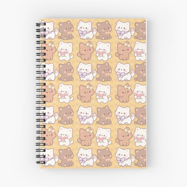 Item preview, Cute Kawaii Chibi Cats Watermelon Ribbon Seamless Pattern designed and sold by Artemis & Woven Collective.
