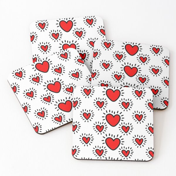 Item preview, A heart adorned with playful drawings designed and sold by 0youcef0.