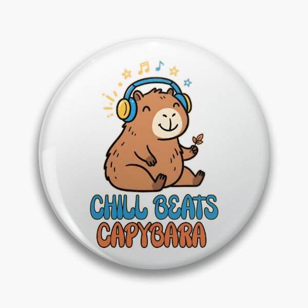 Item preview, Chill Beats Capybara Headphones Music designed and sold by Mr Lee.
