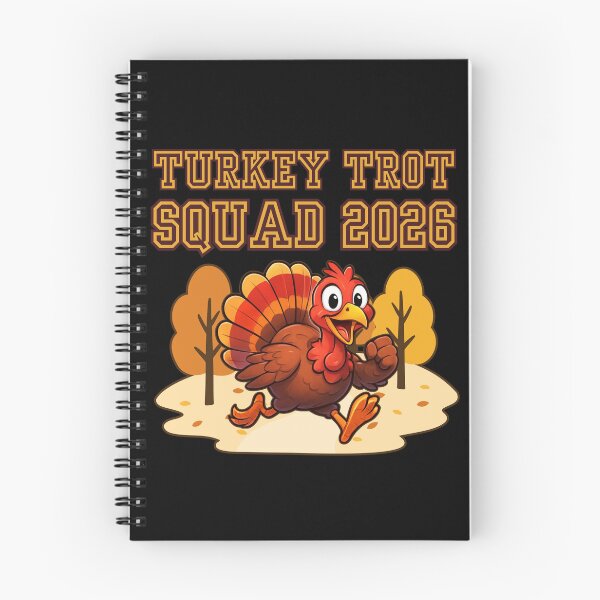 Item preview, Turkey Trot Squad 2026 Running Turkey in Autumn Park designed and sold by PROPera-design.