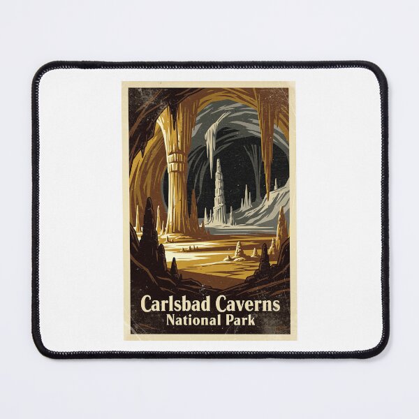 Item preview, Carlsbad Caverns National Park Vintage Travel Art designed and sold by Teelogic.