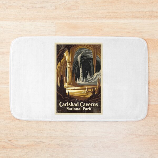 Item preview, Carlsbad Caverns National Park Vintage Travel Art designed and sold by Teelogic.
