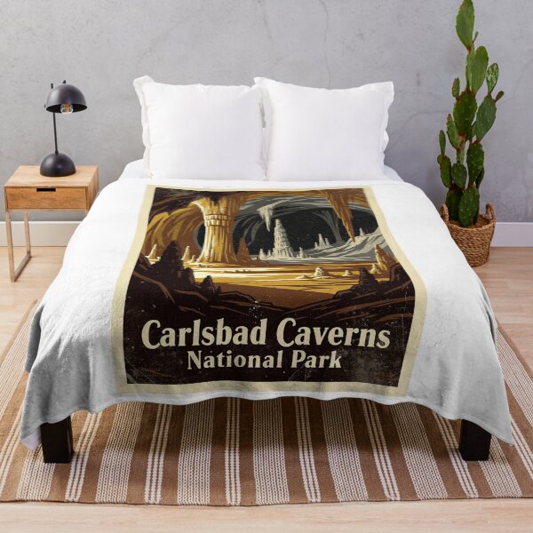 Item preview, Carlsbad Caverns National Park Vintage Travel Art designed and sold by Teelogic.