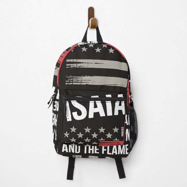 Item preview, Thin Red Line Firefighter Cross Bible Verse designed and sold by FineNights.