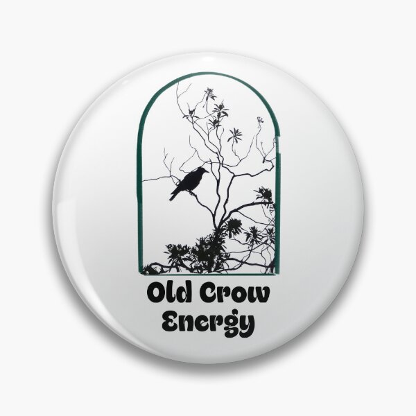 Item preview, Old Crow Energy | Arched Crow Silhouette Design designed and sold by Feral Vibes.