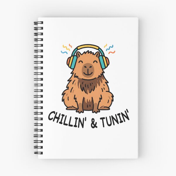 Item preview, Chillin Tunin Cute Capybara Headphones designed and sold by Mr Lee.