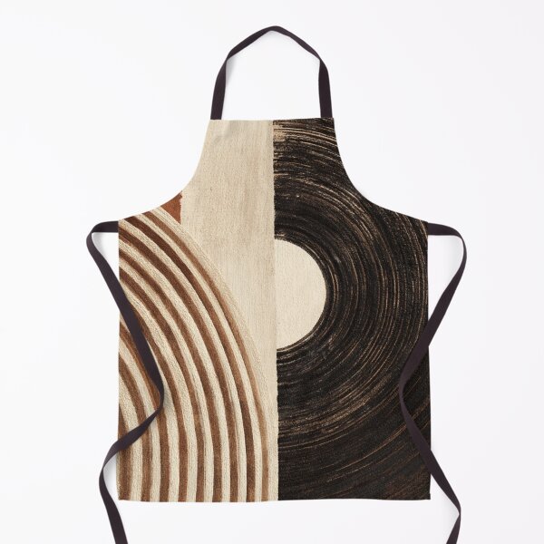 Item preview, Mid-Century Modern Concentric Circles - Two Tone Earthy - Terracotta Abstract Art designed and sold by GrinGalore.