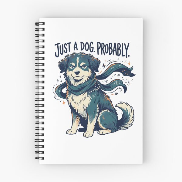 Item preview, Just A Dog Probably Funny Mystical Canine Graphic Tee designed and sold by evergreener-art.