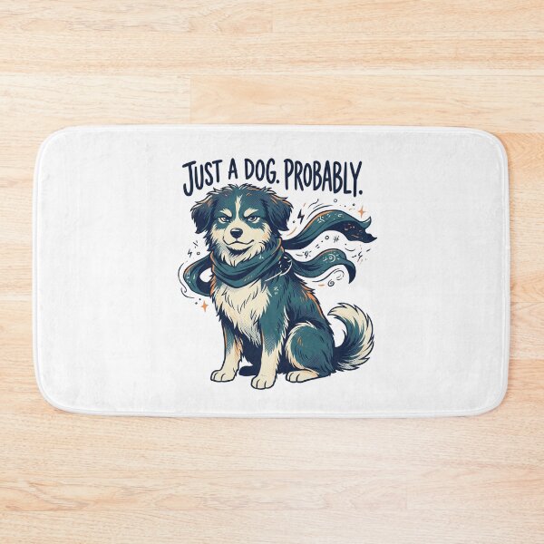 Item preview, Just A Dog Probably Funny Mystical Canine Graphic Tee designed and sold by evergreener-art.