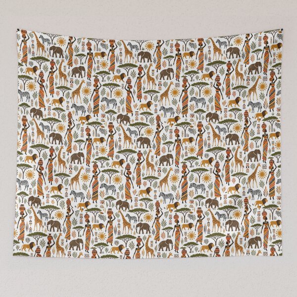Item preview, Tales Of Africa Pattern designed and sold by Blue  Robin.