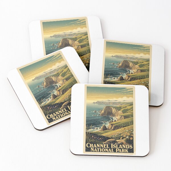 Item preview, Channel Islands National Park Vintage Travel Art designed and sold by Teelogic.