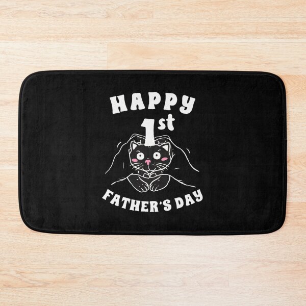 Item preview, Happy 1st Fathers Day Cat Hands Cute Illustration designed and sold by GiaoCalonas.