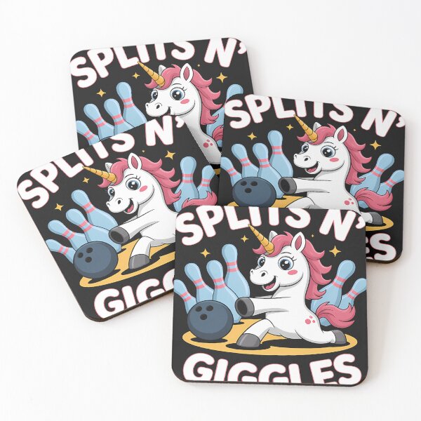 Item preview, Splits N' Giggles Unicorn Bowling Bowler designed and sold by FineNights.