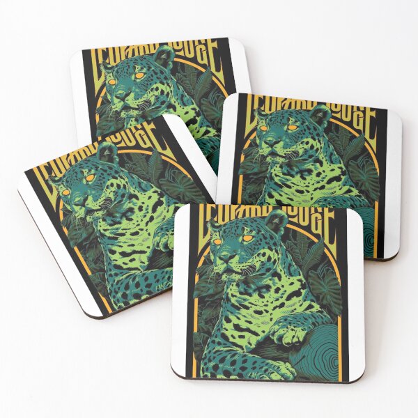 Item preview, Neon Predator and Tropical Mystique – Leopard Lounge Art designed and sold by WATEKE.