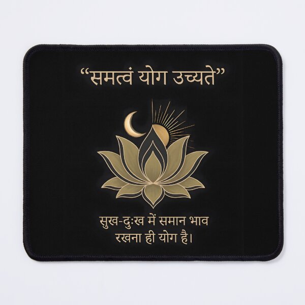 Item preview, Samatvam Yoga Uchyate Bhagavad Gita Wall Art designed and sold by hutofdesigns.