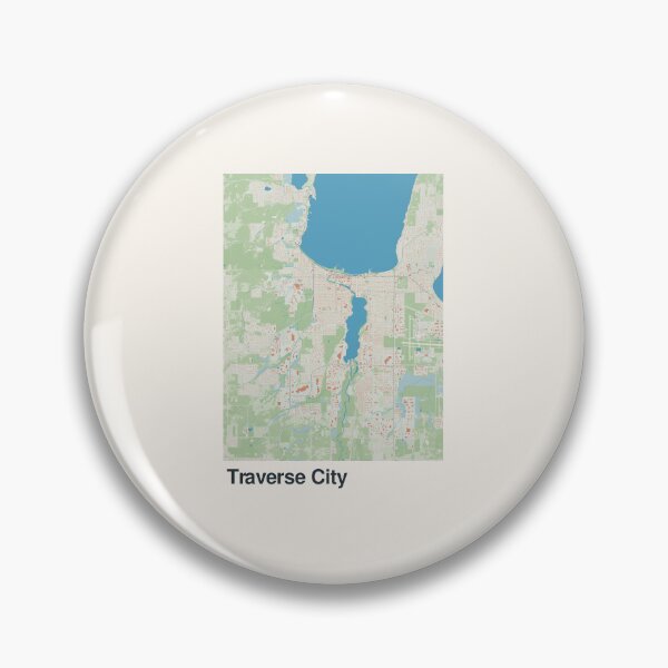 Item preview, Traverse City Minimalistic Map Art designed and sold by MapsNerd.