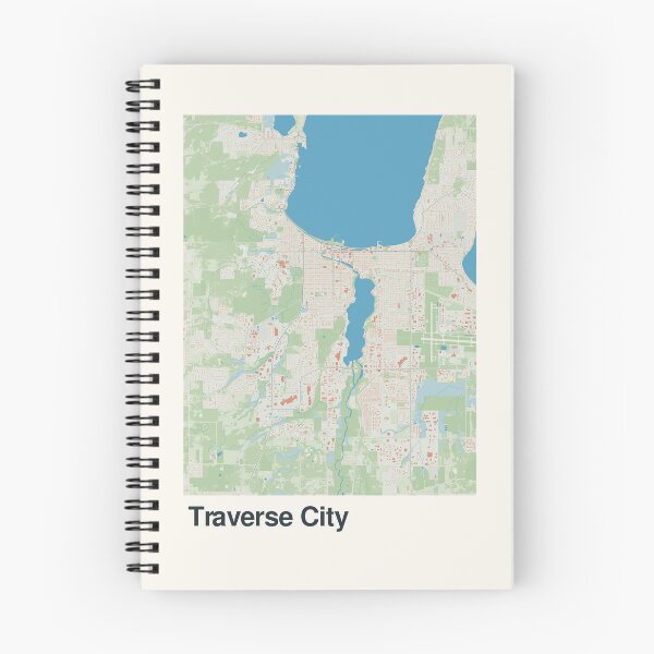Item preview, Traverse City Minimalistic Map Art designed and sold by MapsNerd.