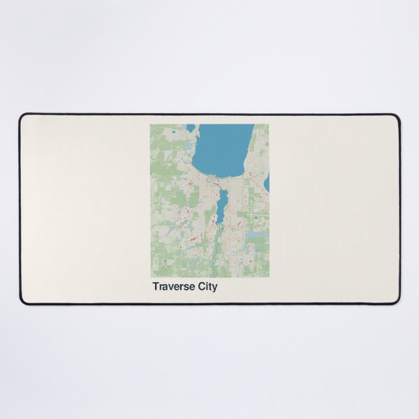 Item preview, Traverse City Minimalistic Map Art designed and sold by MapsNerd.