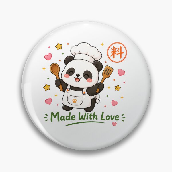 Item preview, Cute Chef Panda – Kawaii Panda Cook Made With Love Japanese Cooking Art Funny Chef Gift designed and sold by QARVI.