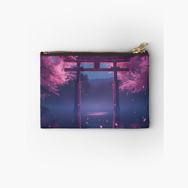Item preview, Torii Gate Under Pink Moon designed and sold by bobbiecherrin.