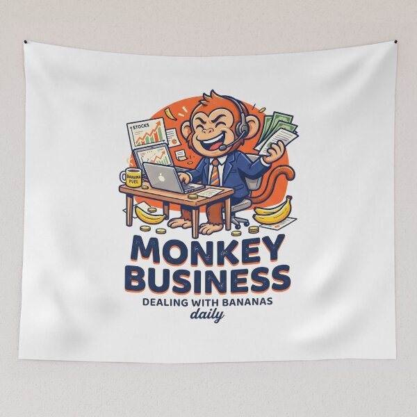 Item preview, Monkey Business Stock Market Trader designed and sold by Mr Lee.