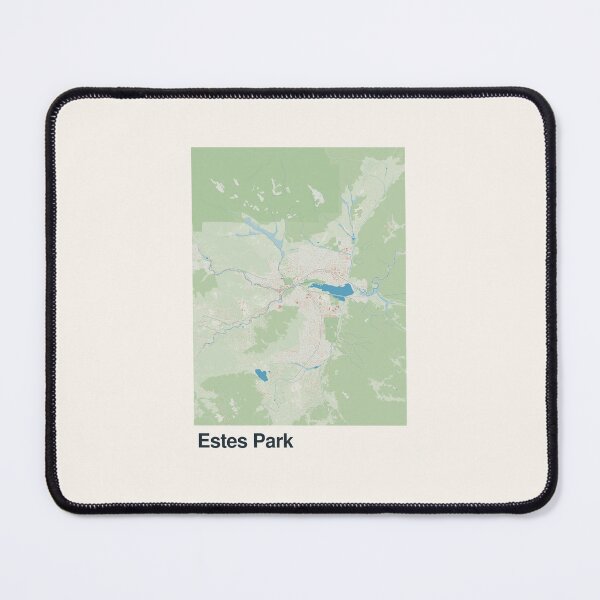 Item preview, Estes Park Minimalistic Map Art designed and sold by MapsNerd.