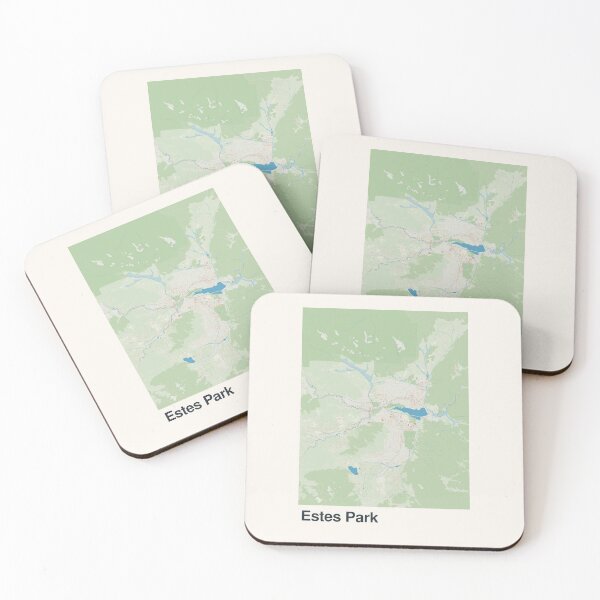 Item preview, Estes Park Minimalistic Map Art designed and sold by MapsNerd.