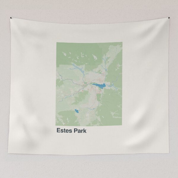 Item preview, Estes Park Minimalistic Map Art designed and sold by MapsNerd.